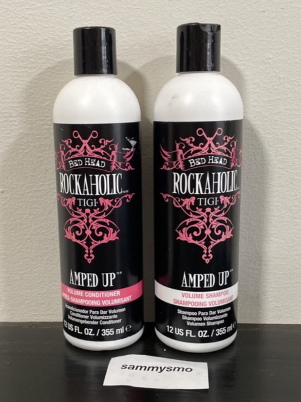 TIGI Bed Head Rockaholic Amped UP Volume Shampoo & Conditioner 12 oz. each